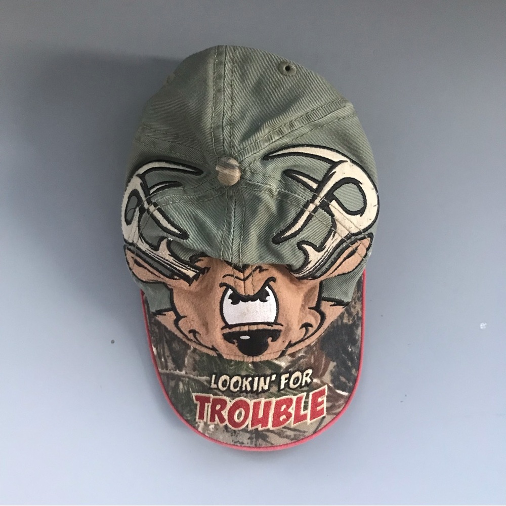 Buck Wear Lookin’ For Trouble Toddler Kids Camo Deer Realtree Baseball Cap